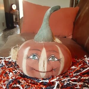 Joe Spencer "punkin head" Pumpkin Rare Vintage
